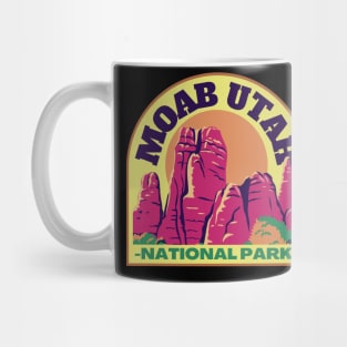 Retro Moab Utah Mug